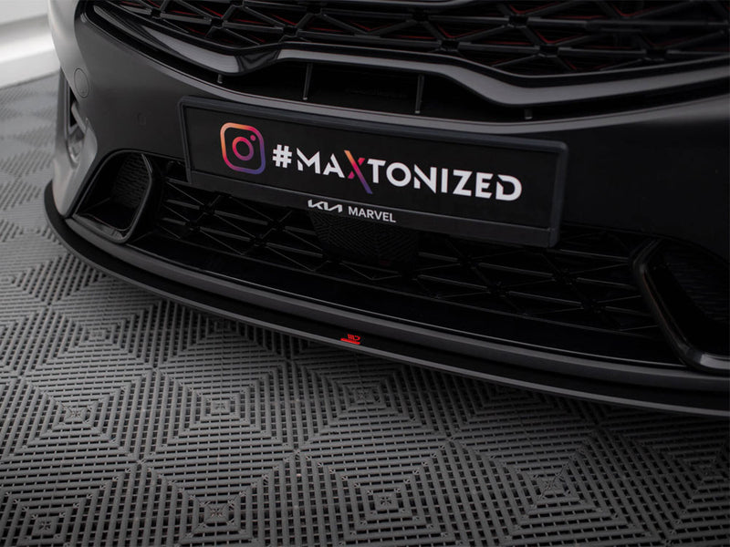 Maxton Design Street PRO Front Splitter Kia Proceed GT Mk3 Facelift / Ceed GT / GT - Line Mk1 Facelift