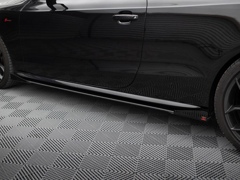 Maxton Design Side Flaps Audi A5 / A5 S-Line / S5 Coupe / Cabrio 8T / 8T Facelift