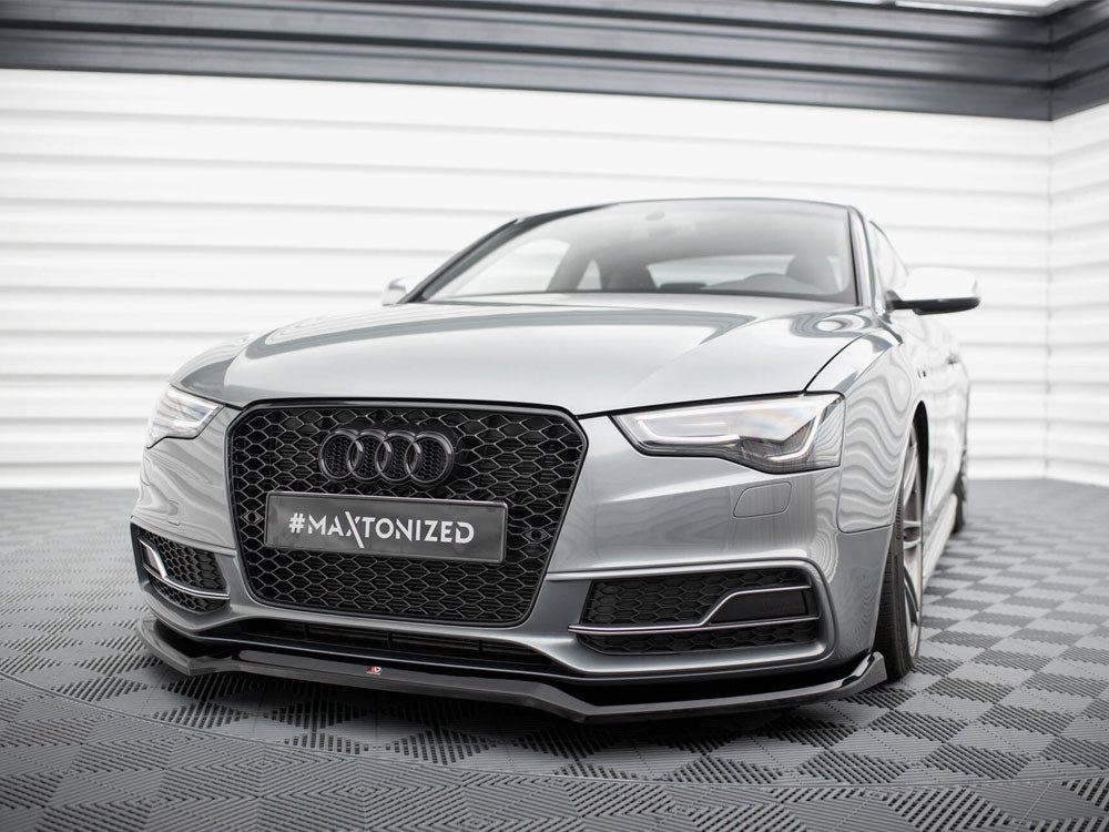 Maxton Design Front Splitter V.4 Audi S5 / A5 S-Line 8T Facelift