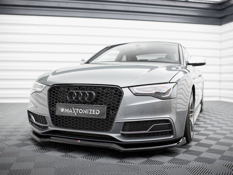 Maxton Design Front Splitter V.4 Audi S5 / A5 S-Line 8T Facelift