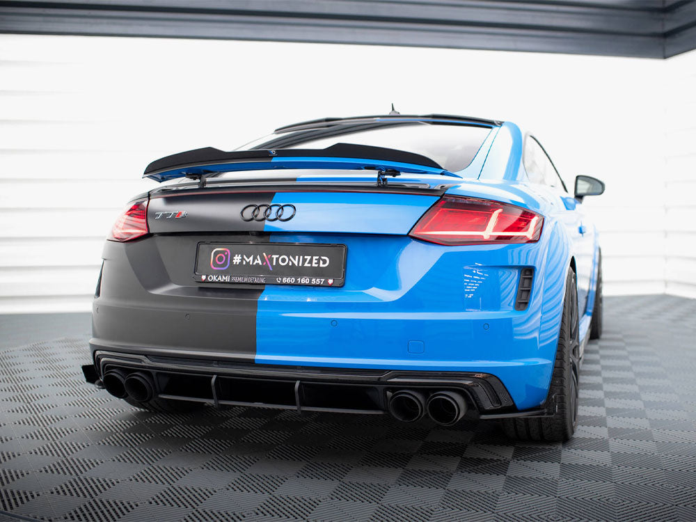 Maxton Design Street Pro Rear Side Splitters + Flaps Audi TT S 8S Facelift