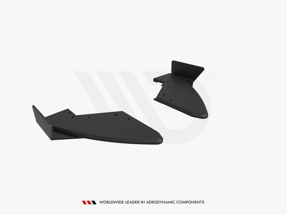 Maxton Design Street Pro Rear Side Splitters + Flaps Audi TT S 8S Facelift