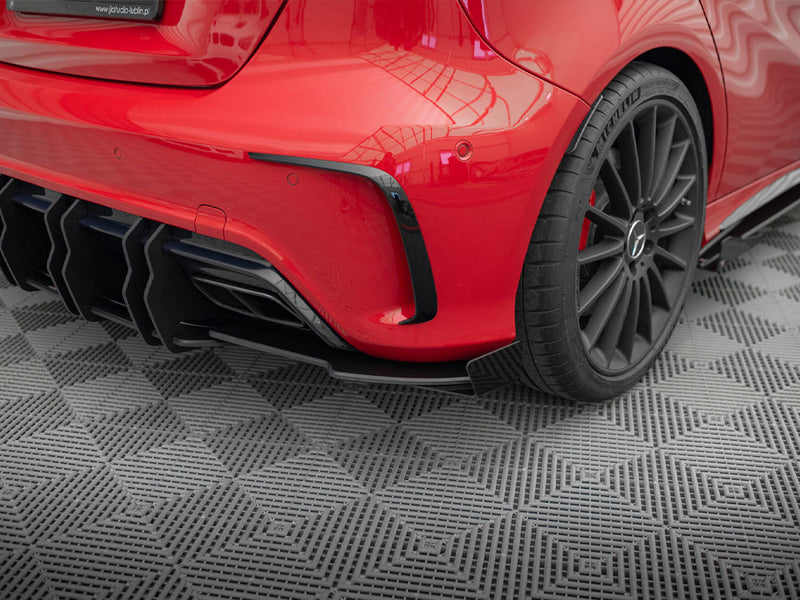 Maxton Design Rear Side Flaps Mercedes-Benz A 45 AMG W176 Facelift
