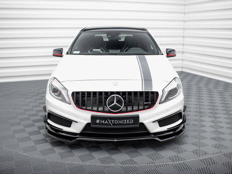 Maxton Design Front Splitter V.4 Mercedes-Benz A45 AMG W176