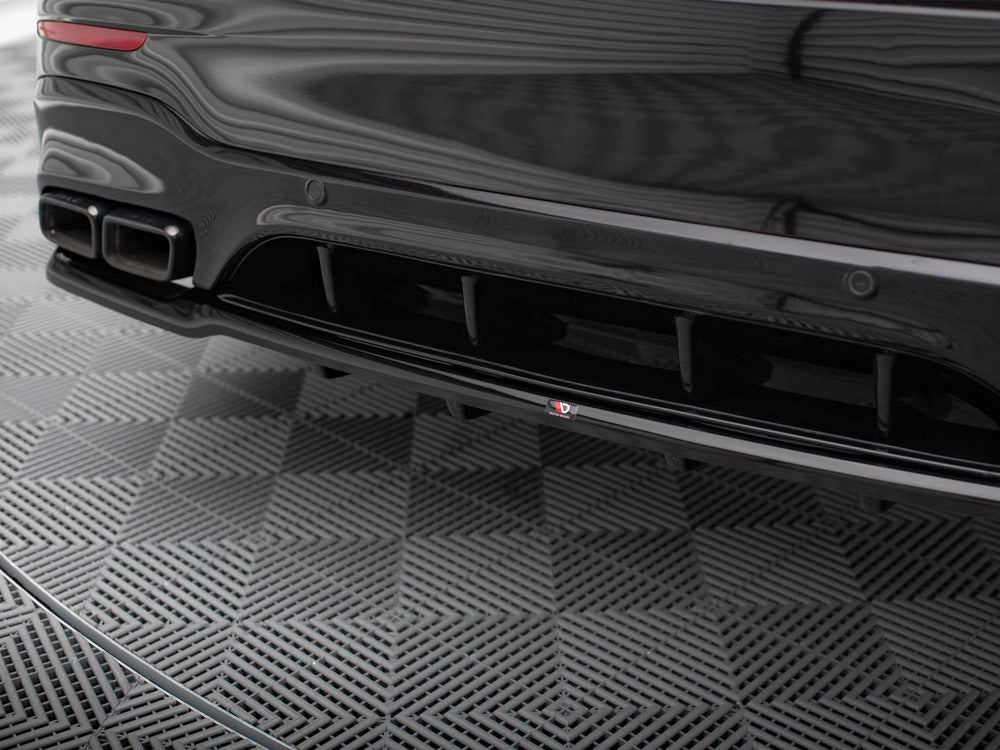Maxton Design Rear Splitter (Vertical Bars) V.2 Mercedes-AMG GLC 63 SUV X253