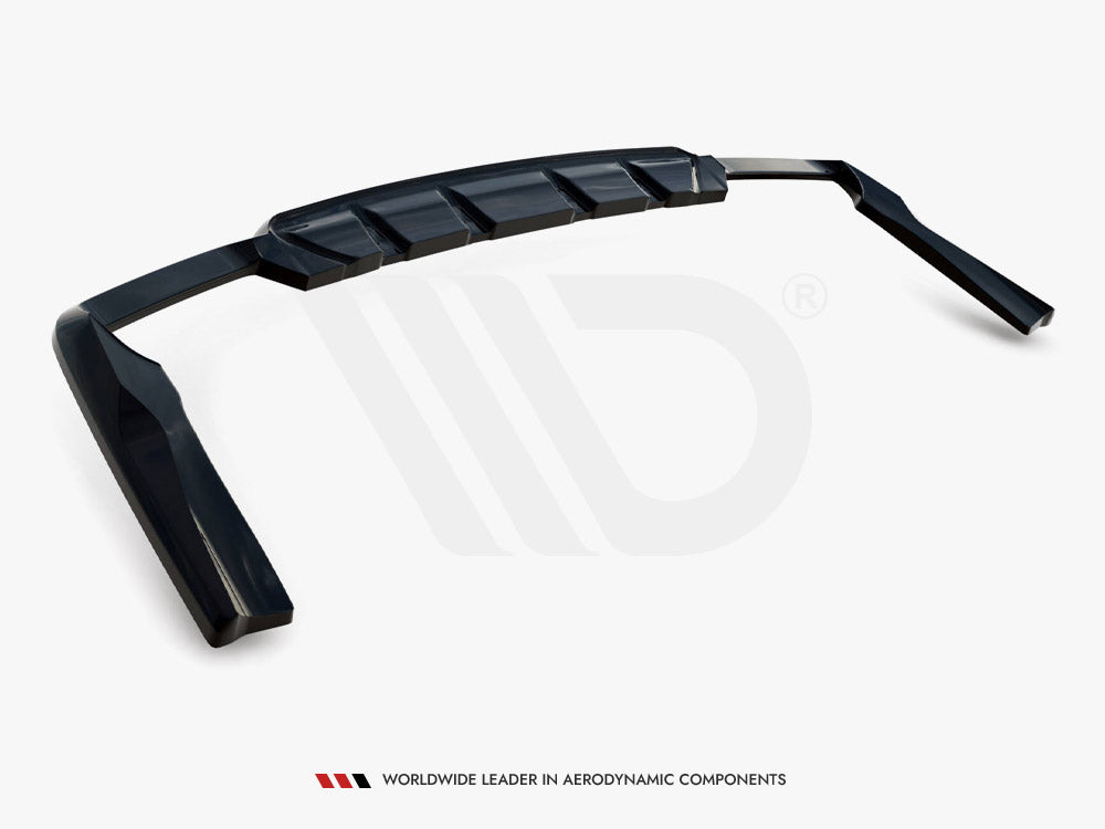 Maxton Design Rear Splitter (Vertical Bars) V.2 Mercedes-AMG GLC 63 SUV X253