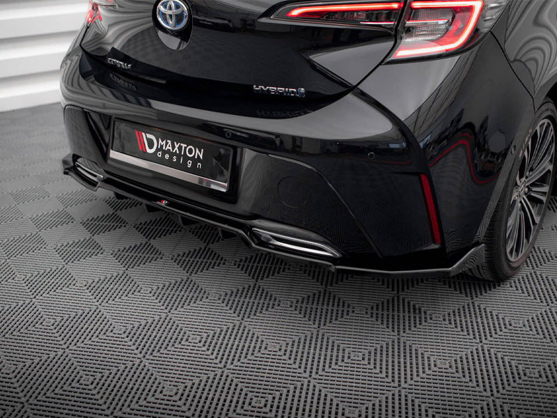 Maxton Design Rear Splitter (Vertical Bars) Toyota Corolla Hatchback Mk12