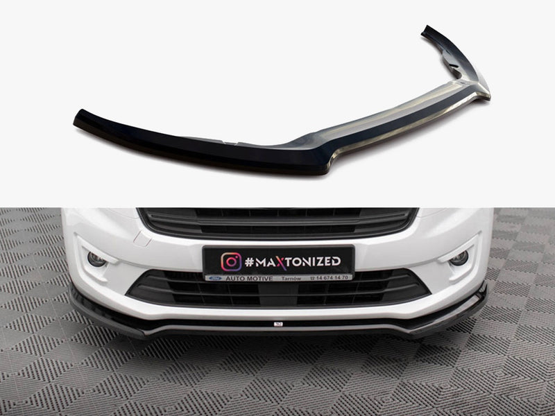 Maxton Design Front Splitter V.1 Ford Transit Connect Mk2 Facelift