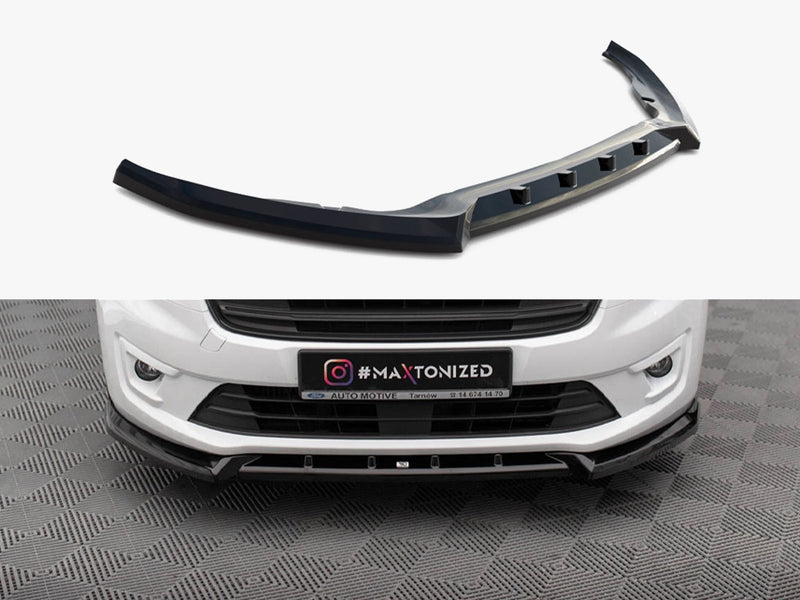 Maxton Design Front Splitter V.2 Ford Transit Connect Mk2 Facelift