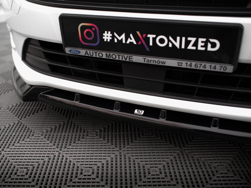 Maxton Design Front Splitter V.2 Ford Transit Connect Mk2 Facelift