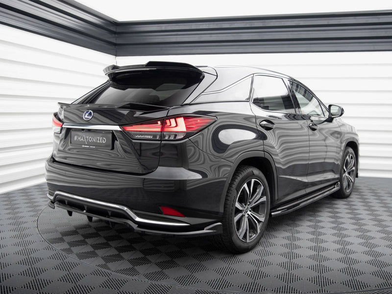 Maxton Design Central Rear Splitter (Vertical Bars) Lexus RX Mk4 Facelift