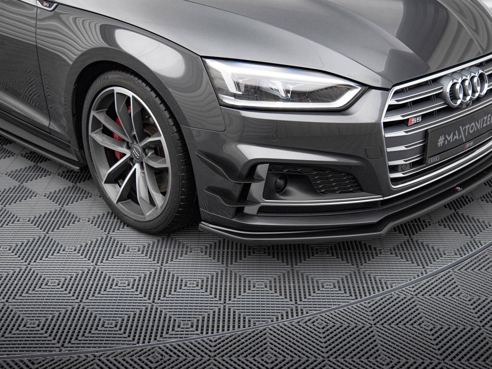 Maxton Design Front Bumper Wings (Canards) Audi S5 / A5 S-Line Coupe / Sportback F5