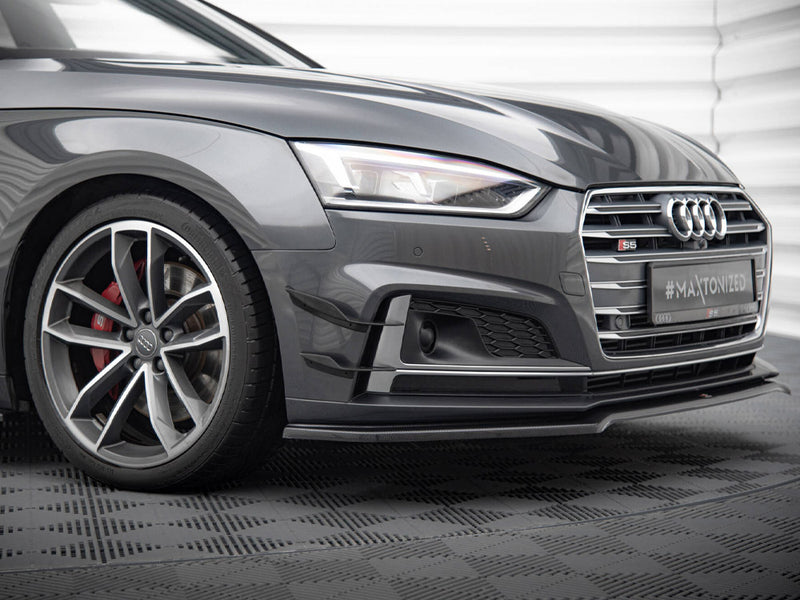 Maxton Design Front Bumper Wings (Canards) Audi S5 / A5 S-Line Coupe / Sportback F5