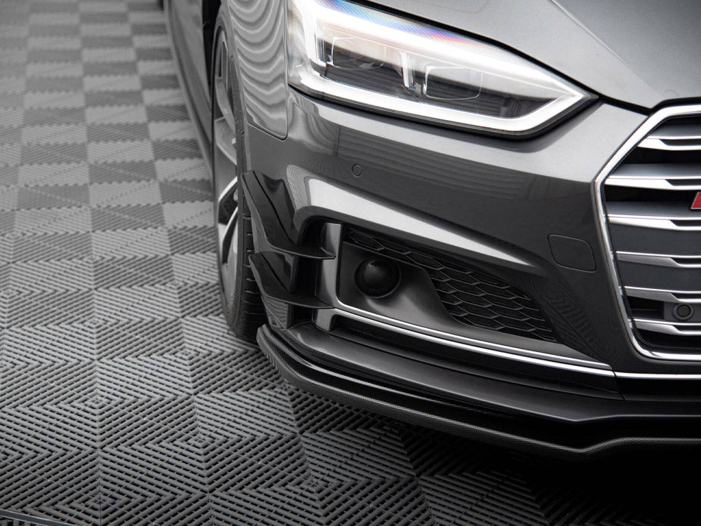 Maxton Design Front Bumper Wings (Canards) Audi S5 / A5 S-Line Coupe / Sportback F5
