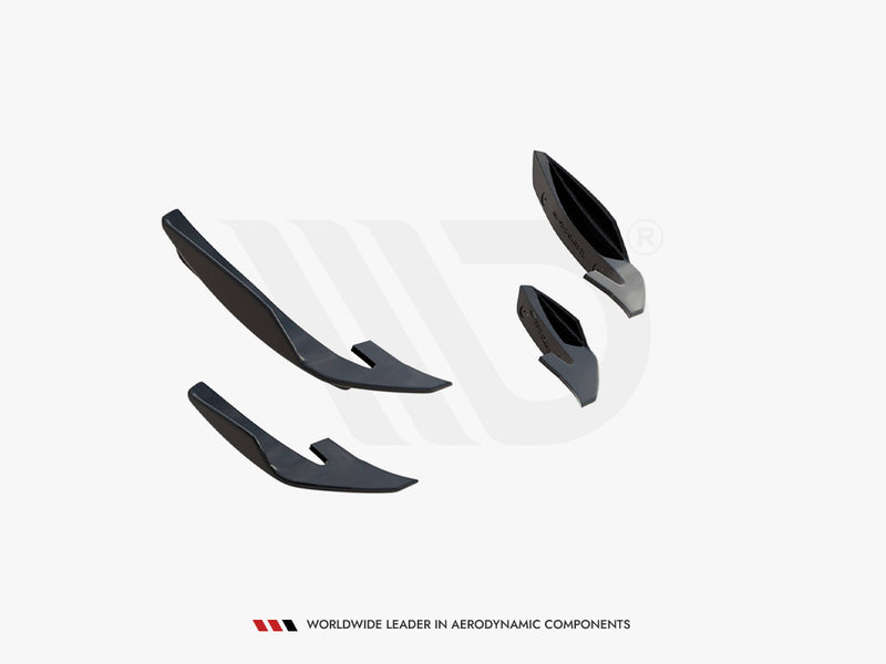 Maxton Design Front Bumper Wings (Canards) Audi S5 / A5 S-Line Coupe / Sportback F5