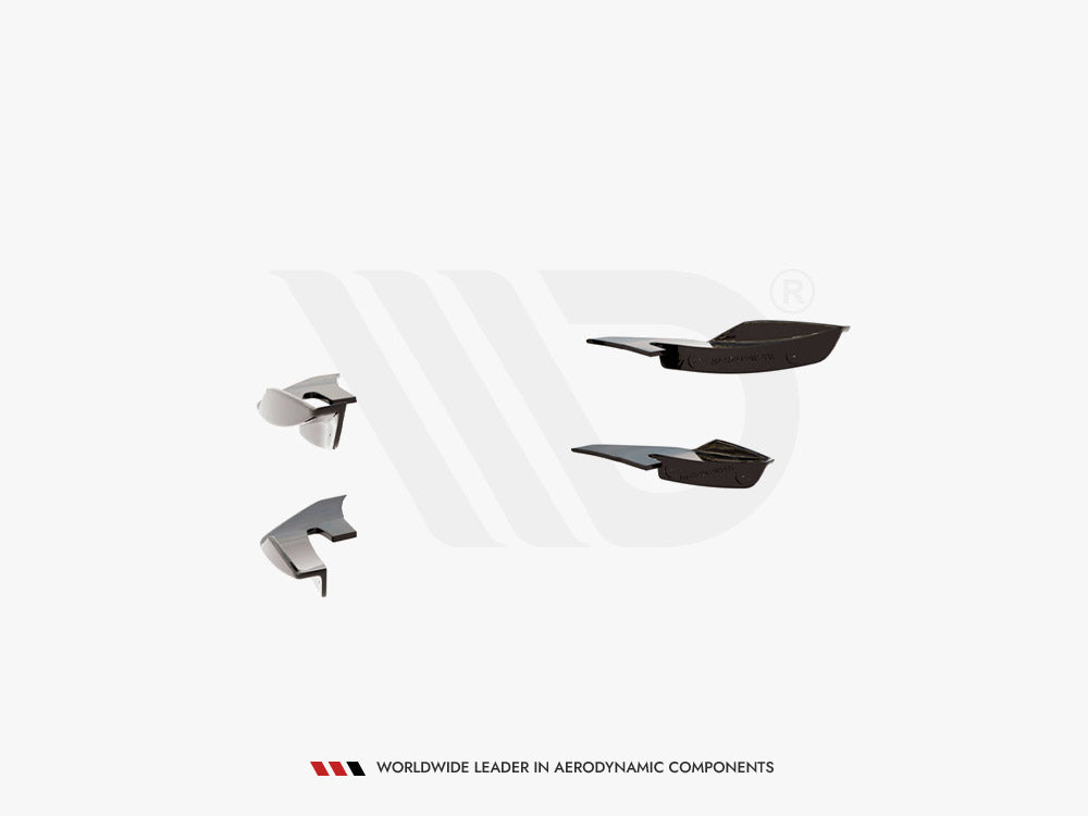 Maxton Design Front Bumper Wings (Canards) Audi S5 / A5 S-Line Coupe / Sportback F5