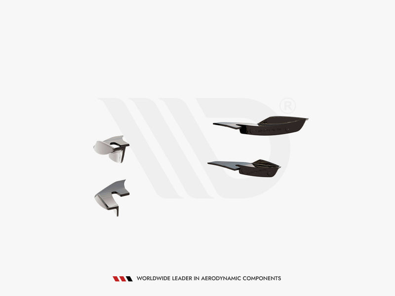 Maxton Design Front Bumper Wings (Canards) Audi S5 / A5 S-Line Coupe / Sportback F5