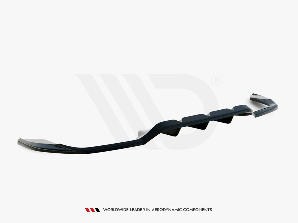 Maxton Design Central Rear Splitter (Vertical Bars) Cupra Leon Hatchback Mk1