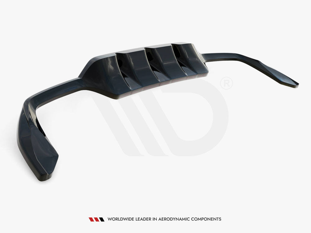 Maxton Design Central Rear Splitter (Vertical Bars) Cupra Leon Hatchback Mk1