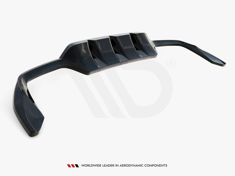 Maxton Design Central Rear Splitter (Vertical Bars) Cupra Leon Hatchback Mk1