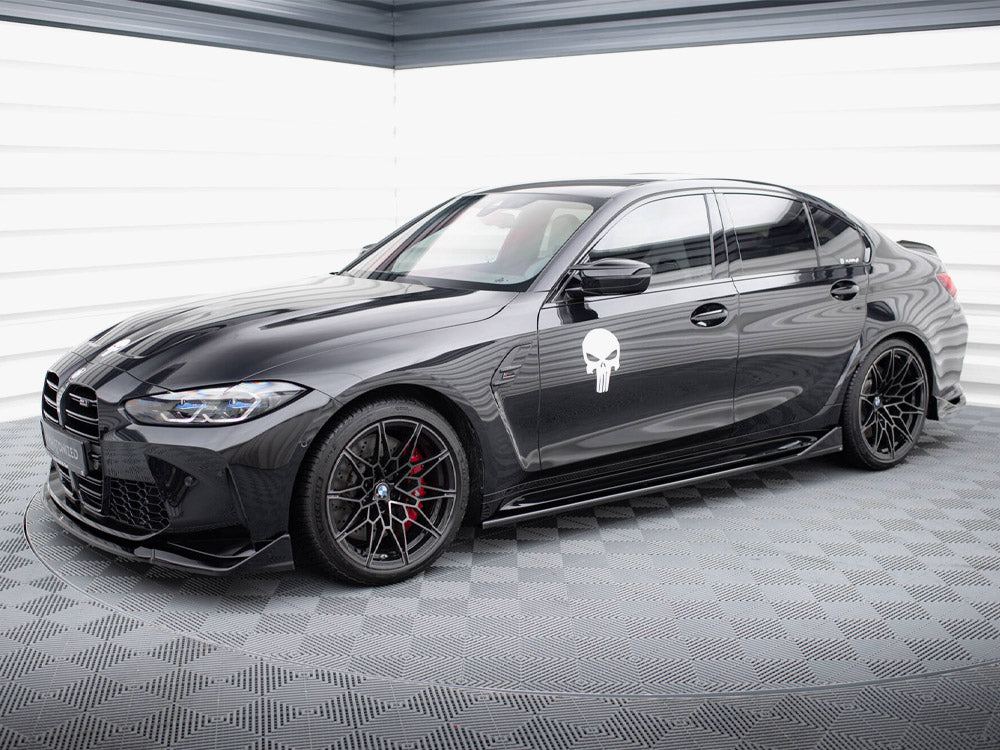 Maxton Design Side Skirts Diffusers V.3 CSL Look BMW M3 Sedan / Touring G80 / G81