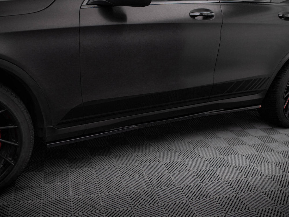 Maxton Design Side Skirts Diffusers V.2 Mercedes-Benz GLC Coupe AMG-Line C253