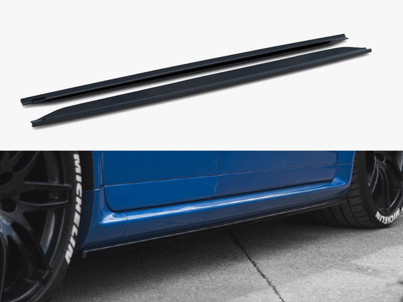 Maxton Design Side Skirts Splitters Audi RS4 B7