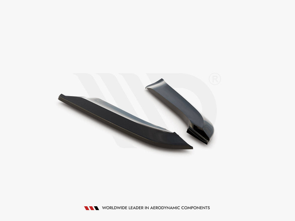Maxton Design Rear Side Splitters V.2 Audi RS4 Sedan B7 - Carbon Look