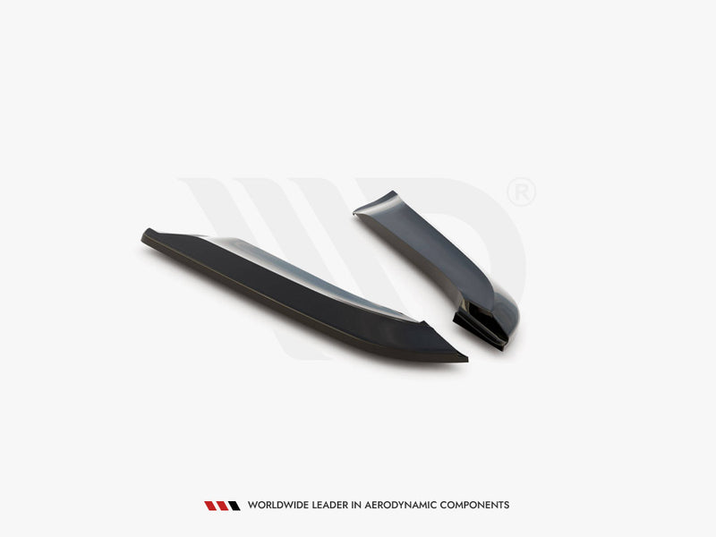 Maxton Design Rear Side Splitters V.2 Audi RS4 Sedan B7 - Carbon Look