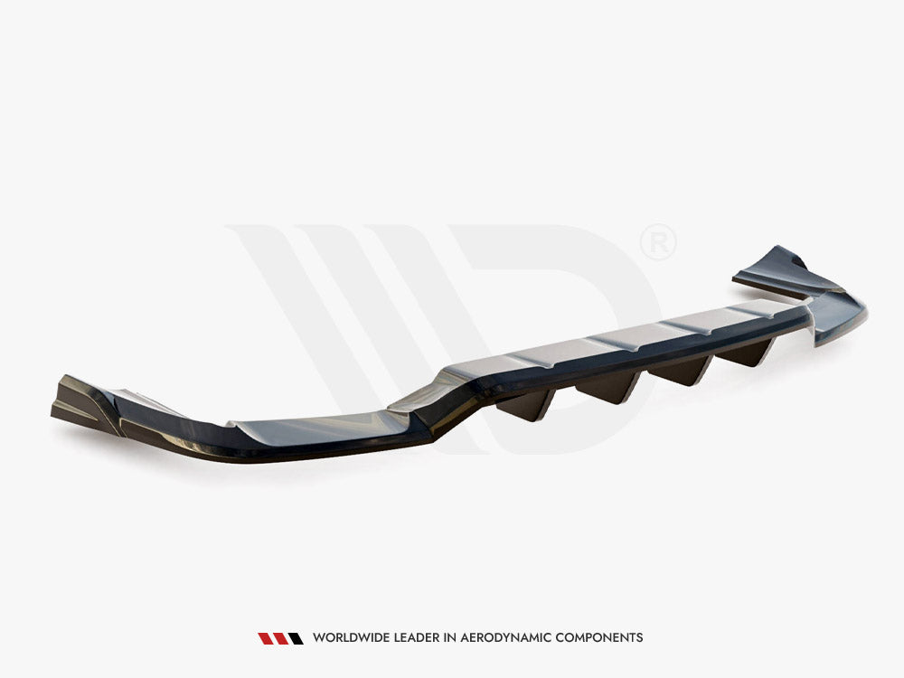 Maxton Design Rear Splitter (Vertical Bars) Porsche Cayenne Coupe / SUV Mk3