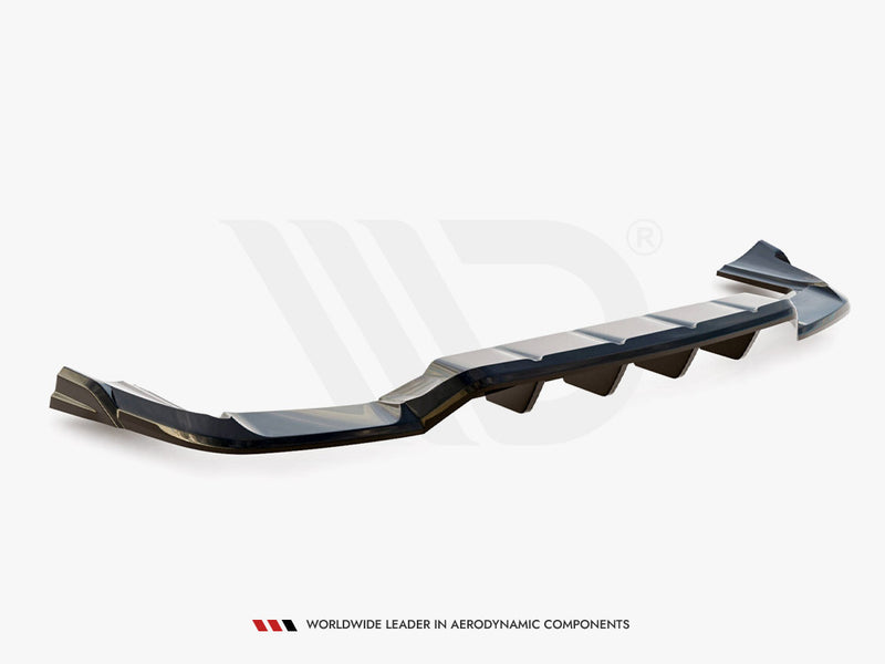 Maxton Design Rear Splitter (Vertical Bars) Porsche Cayenne Coupe / SUV Mk3