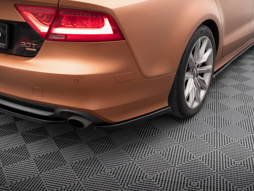 Maxton Design Rear Side Splitters V.2 Audi A7 S-Line C7