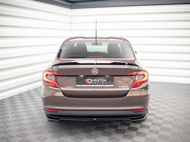 Maxton Design Central Rear Splitter (Vertical Bars) Fiat Tipo S Sedan Mk1