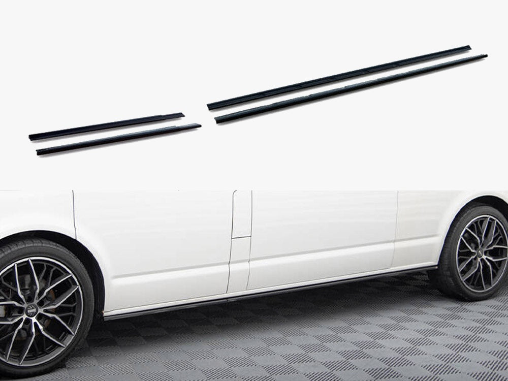 Maxton Design Side Skirt Diffusers Volkswagen T6.1 Long