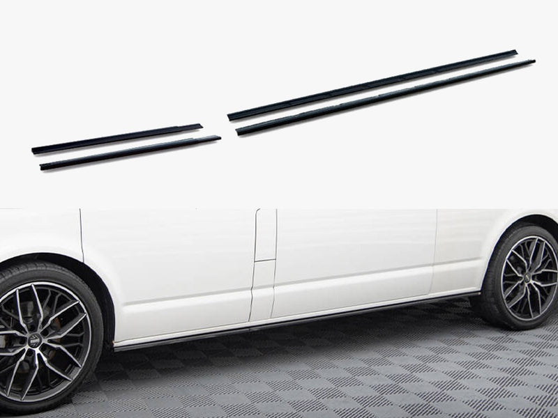 Maxton Design Side Skirt Diffusers Volkswagen T6.1 Long