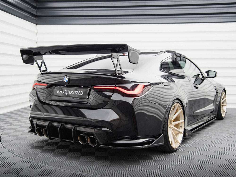 Maxton Design Rear Side Splitters V.4 BMW M4 G82 / G82 Facelift