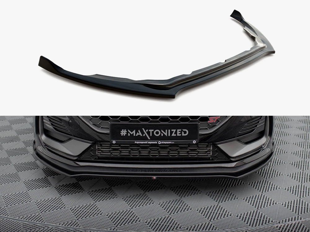 Maxton Design Front Splitter V.1 Ford Fiesta ST / ST-Line Mk8 Facelift