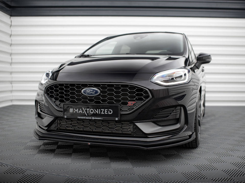 Maxton Design Front Splitter V.1 Ford Fiesta ST / ST-Line Mk8 Facelift