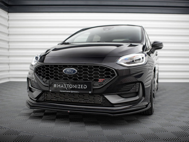 Maxton Design Front Splitter V.1 Ford Fiesta ST / ST-Line Mk8 Facelift