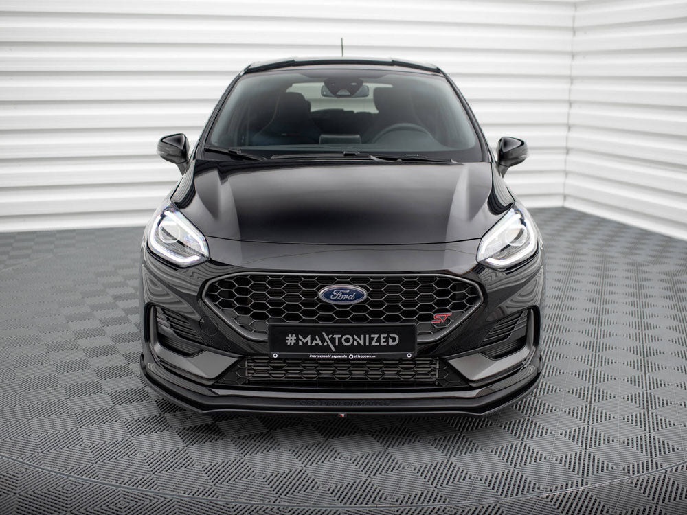 Maxton Design Front Splitter V.1 Ford Fiesta ST / ST-Line Mk8 Facelift
