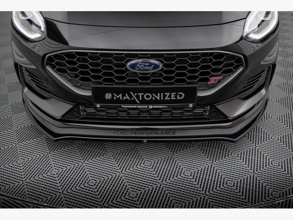Maxton Design Front Splitter V.1 Ford Fiesta ST / ST-Line Mk8 Facelift