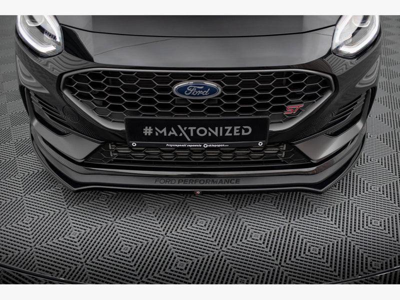 Maxton Design Front Splitter V.1 Ford Fiesta ST / ST-Line Mk8 Facelift