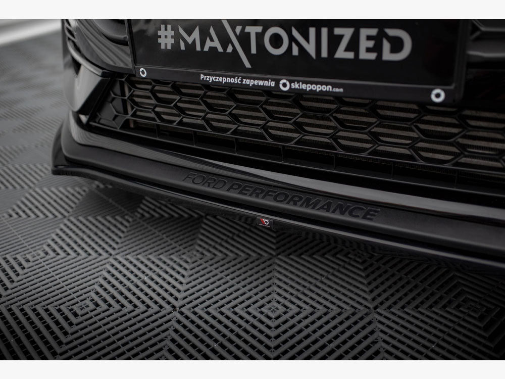 Maxton Design Front Splitter V.1 Ford Fiesta ST / ST-Line Mk8 Facelift
