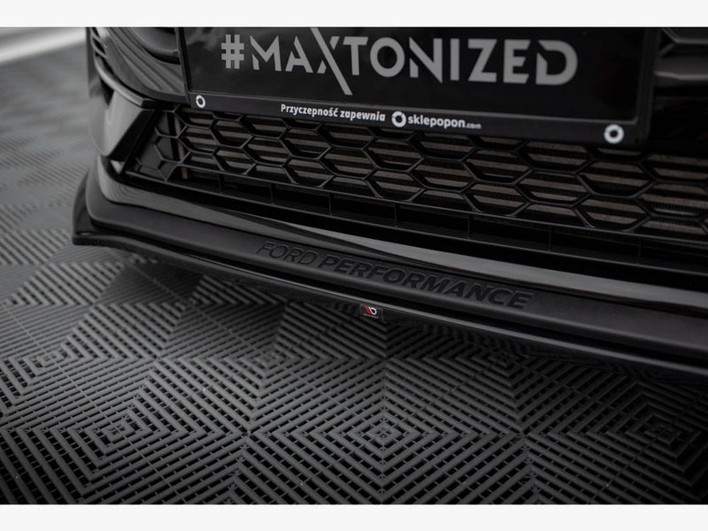 Maxton Design Front Splitter V.1 Ford Fiesta ST / ST-Line Mk8 Facelift