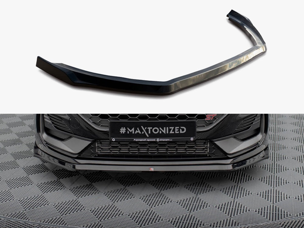 Maxton Design Front Splitter V.3 Ford Fiesta ST / ST-Line Mk8 Facelift