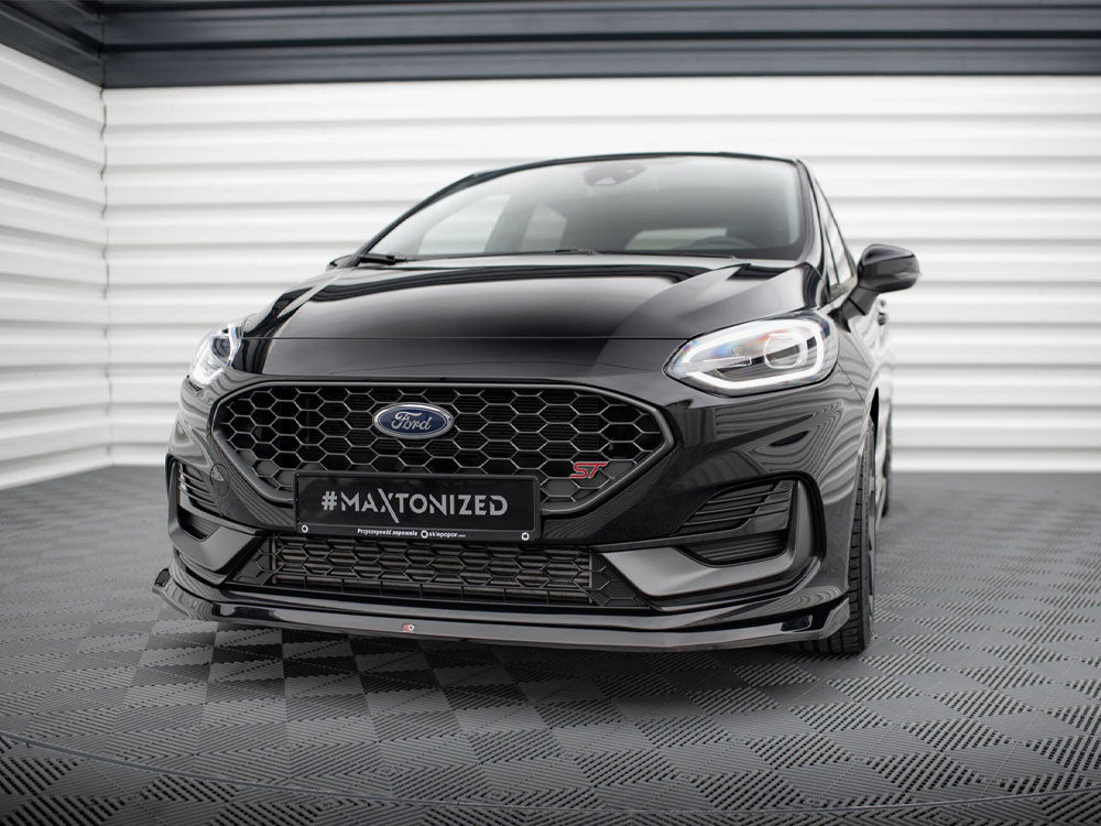 Maxton Design Front Splitter V.3 Ford Fiesta ST / ST-Line Mk8 Facelift