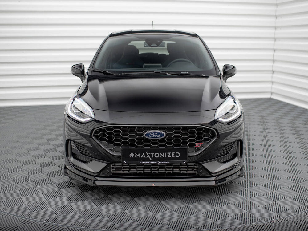 Maxton Design Front Splitter V.3 Ford Fiesta ST / ST-Line Mk8 Facelift