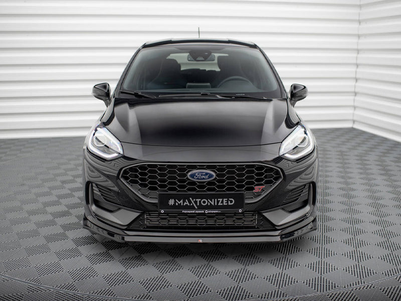 Maxton Design Front Splitter V.3 Ford Fiesta ST / ST-Line Mk8 Facelift