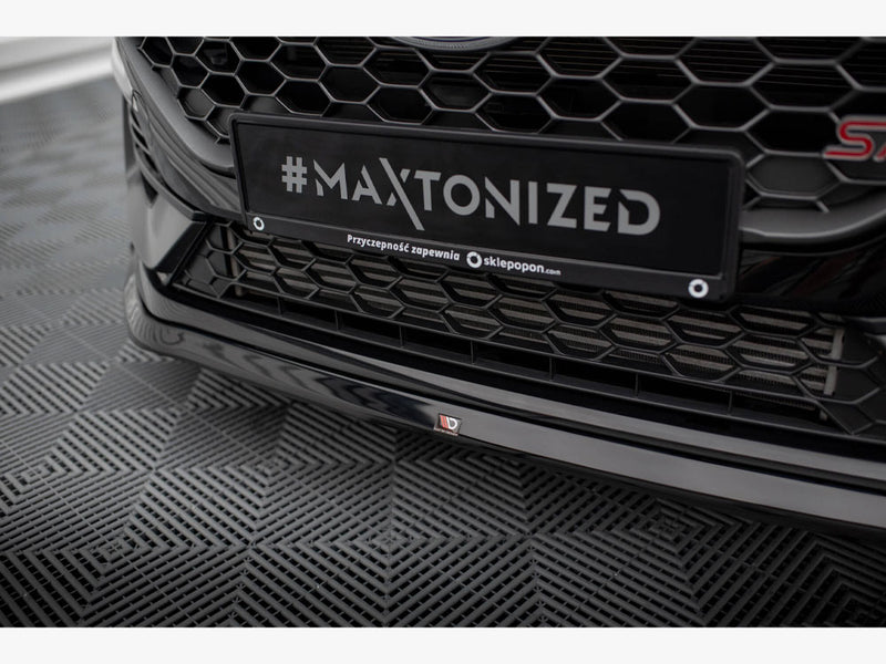 Maxton Design Front Splitter V.3 Ford Fiesta ST / ST-Line Mk8 Facelift