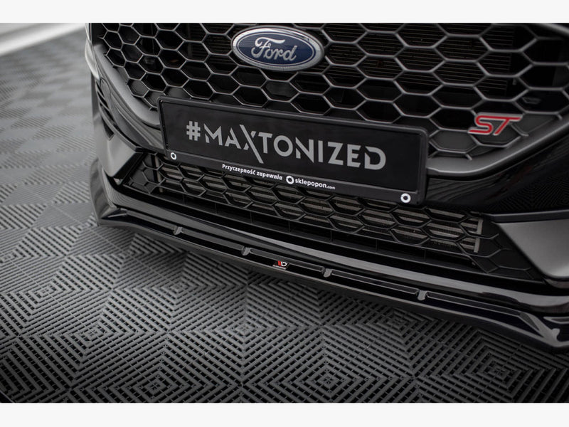 Maxton Design Front Splitter V.4 Ford Fiesta ST / ST-Line Mk8 Facelift